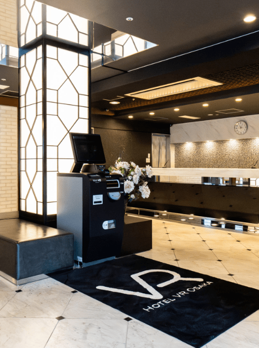 ホテルのエントランス